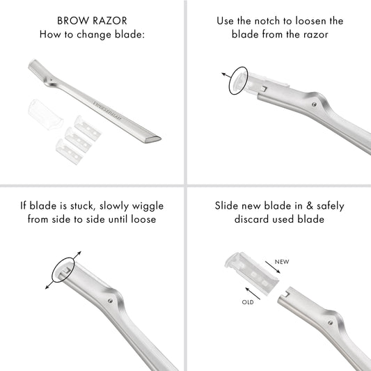 Brow Razor Replacement Blades