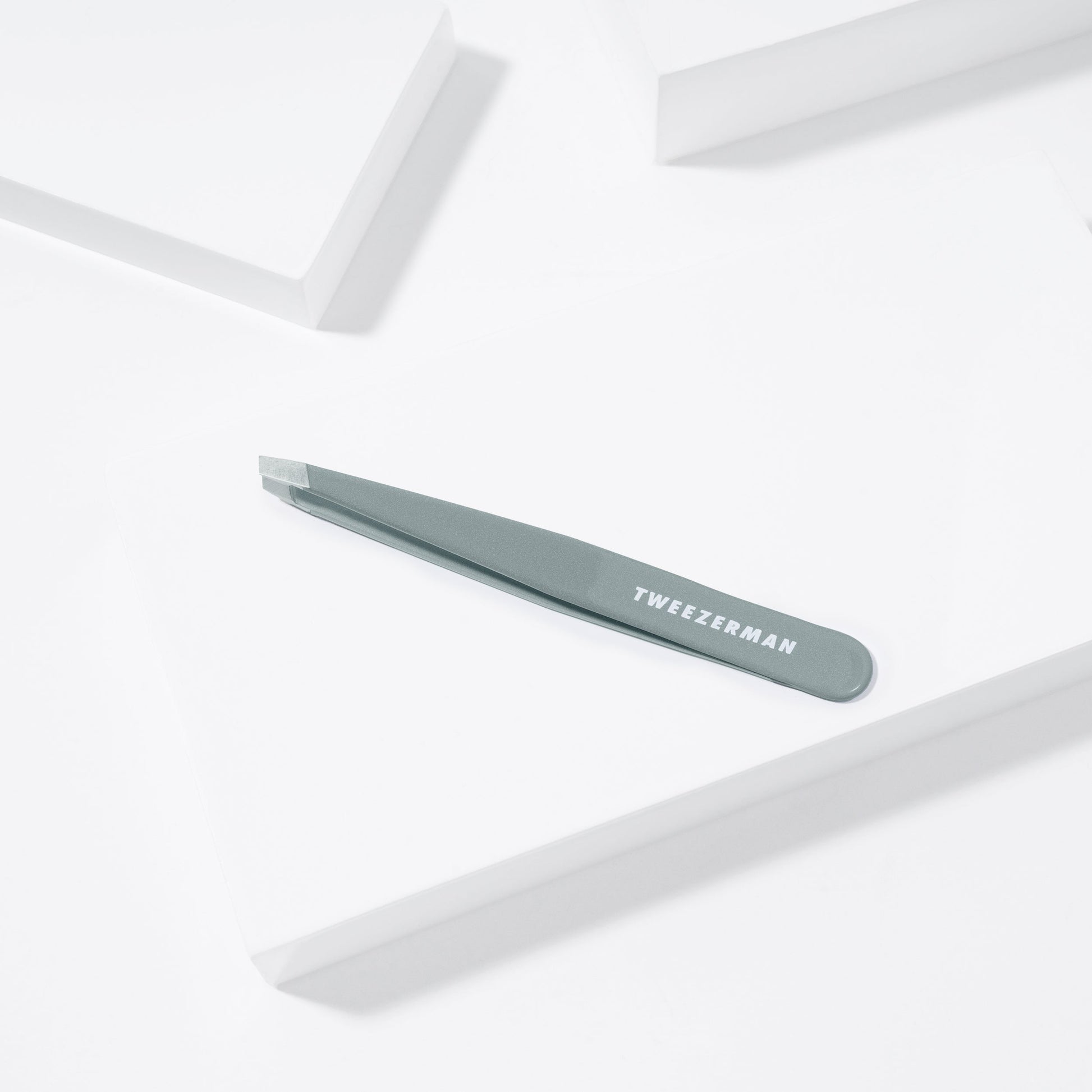Mist Blue Slant Tweezer