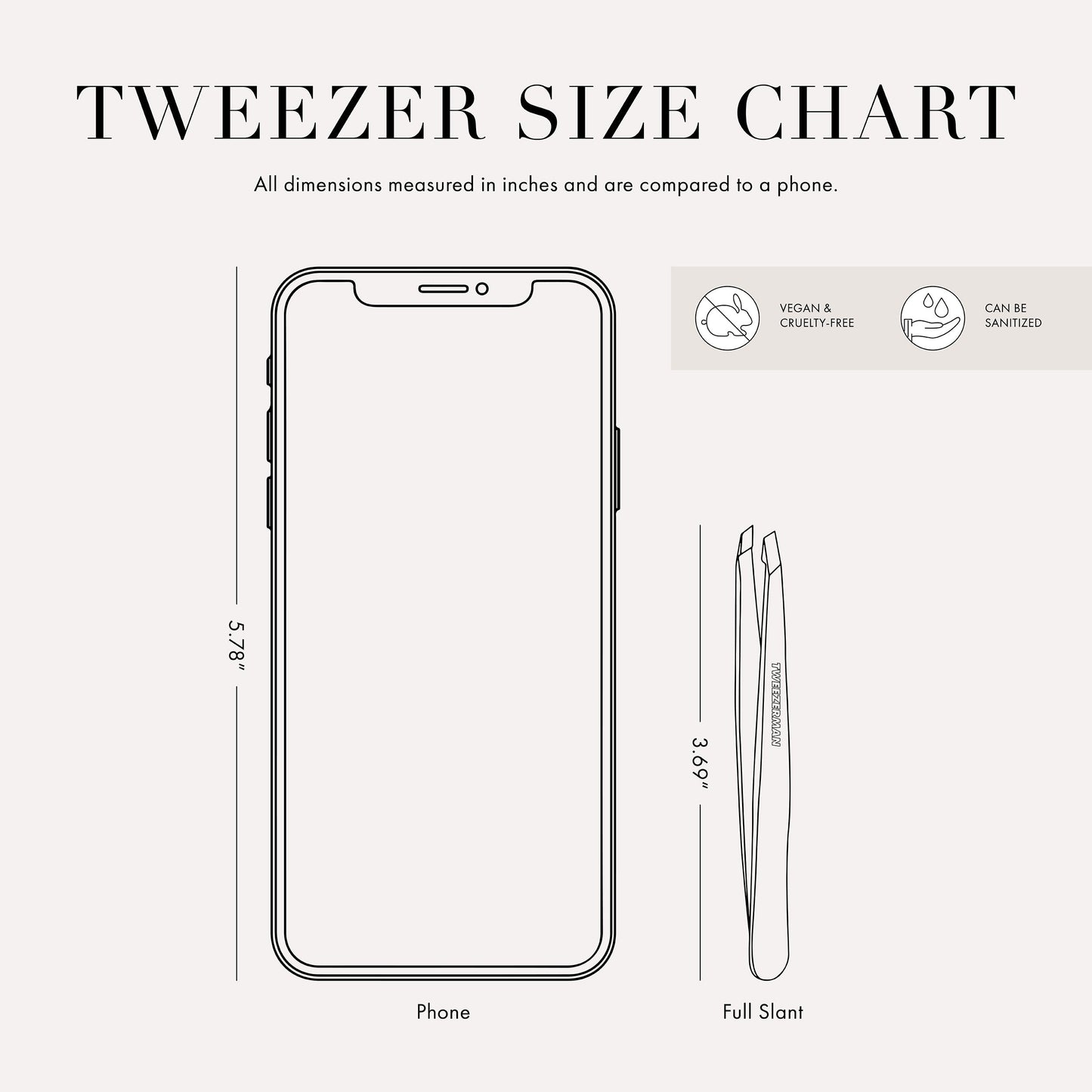 Purple Wisteria Slant Tweezer