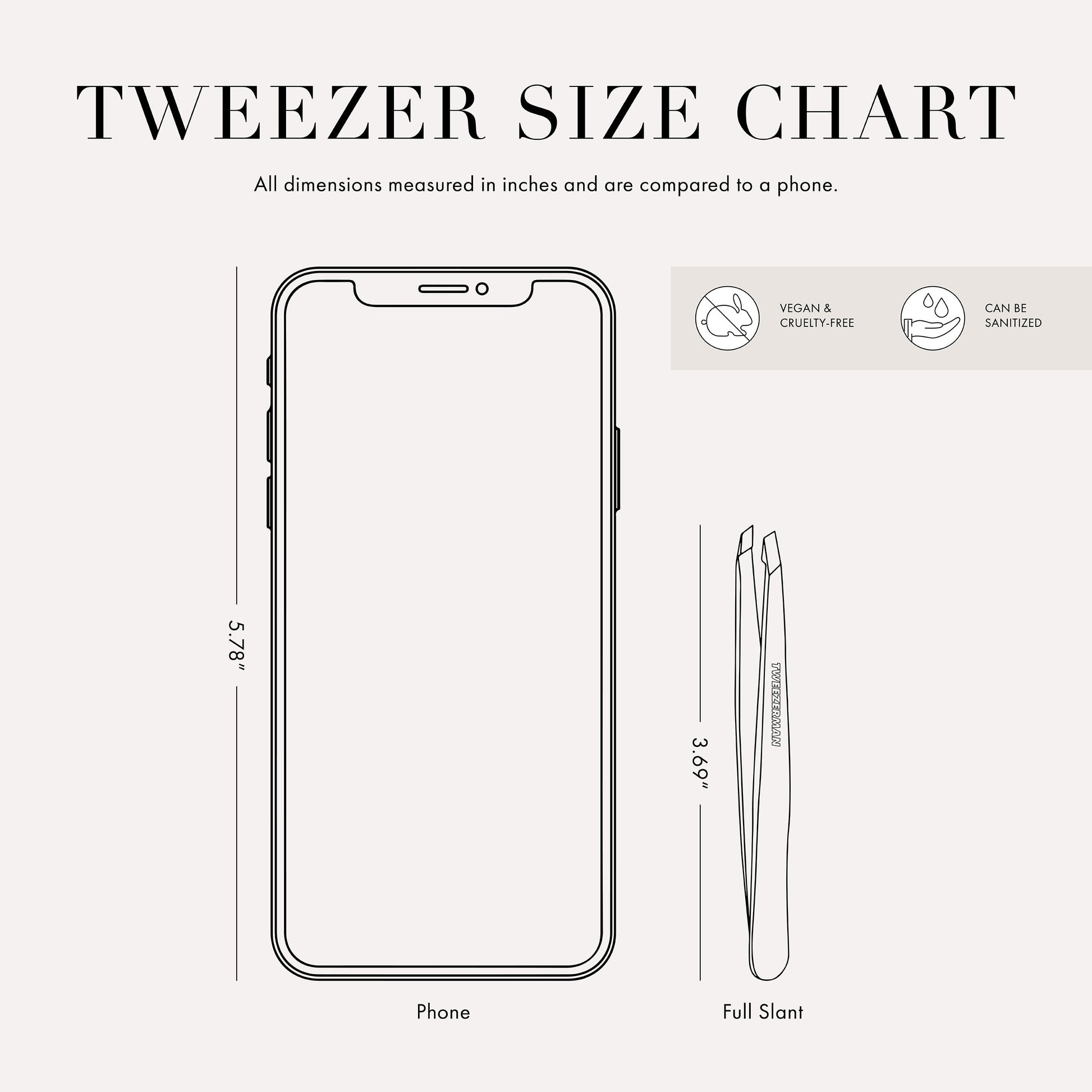 Purple Wisteria Slant Tweezer