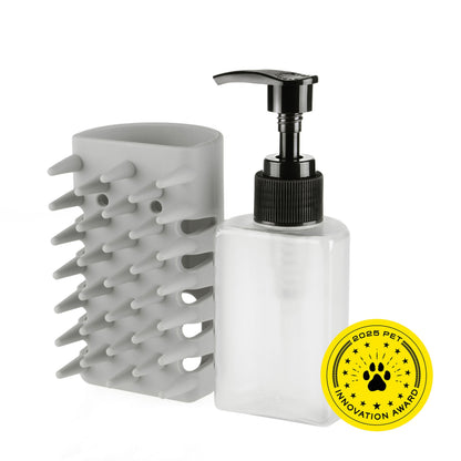 Pet 2-In-1 Shampoo-Dispensing Bath Brush