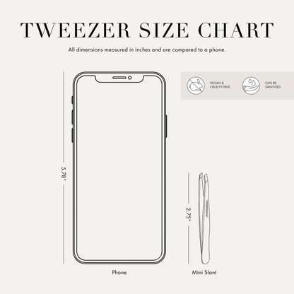 Geranium Mini Slant Tweezer
